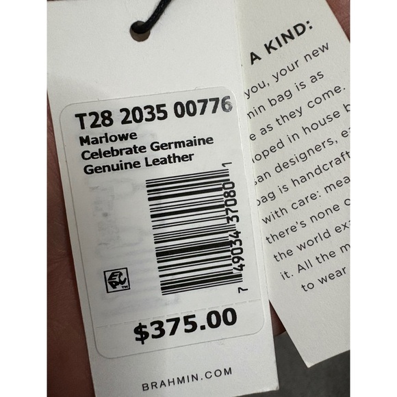 NWT**Brahmin Marlowe -Celebrate Germaine Large Bucket Bag**HTF**Metallic Accents - Picture 11 of 12